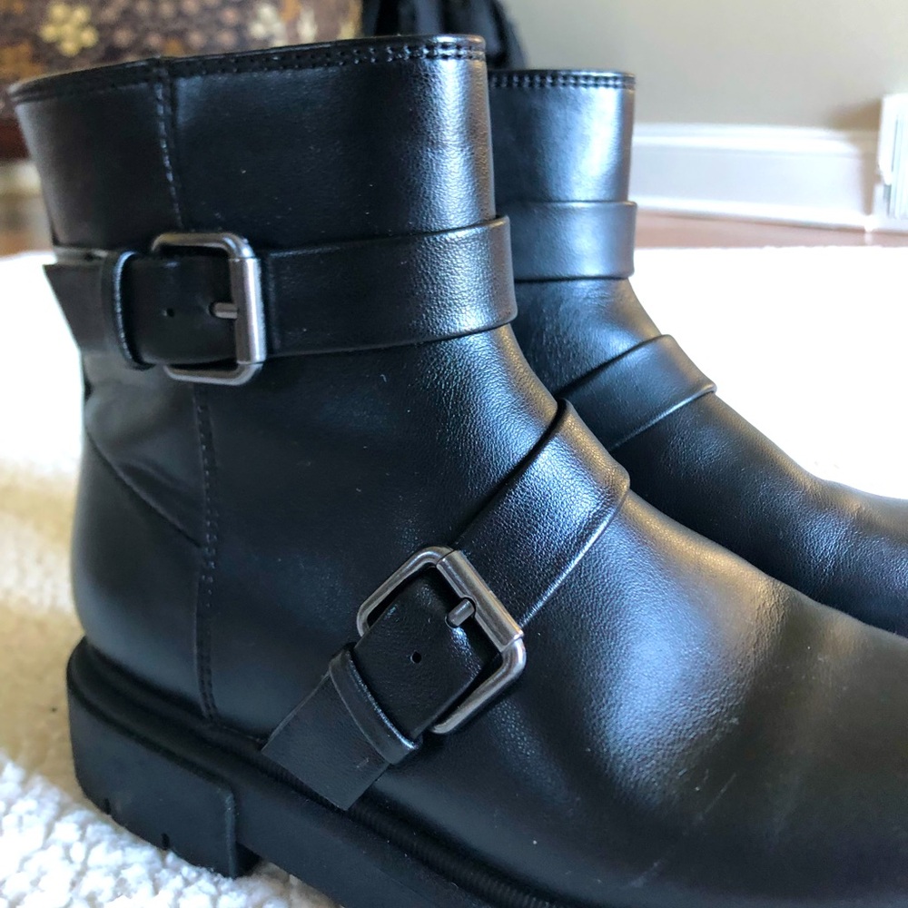 Art Class—Girls Black Buckle Boots